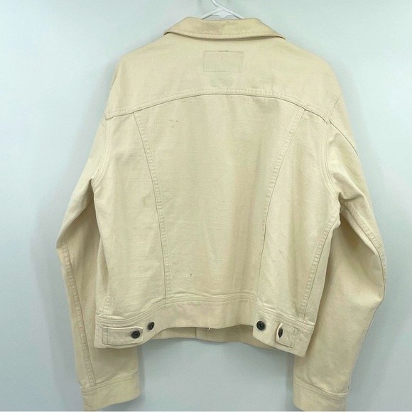 Ralph Lauren Polo Sport Cream Jean Jacket Size XL - Picture 5 of 11